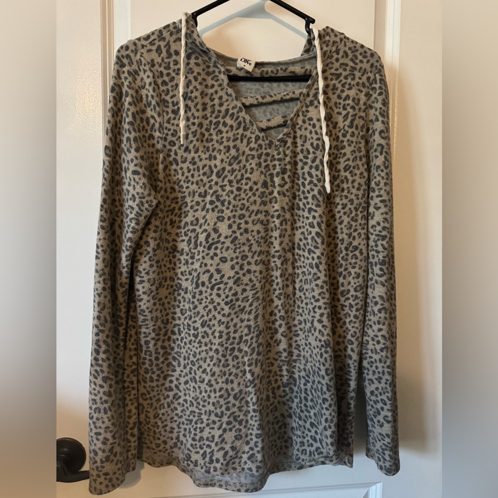 Leopard hoodie
